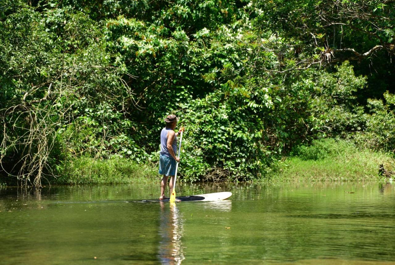 Chalé Privativo à beira do rio Jaguareguava na Mata Atlântica em Bertioga SP Villa Exterior foto
