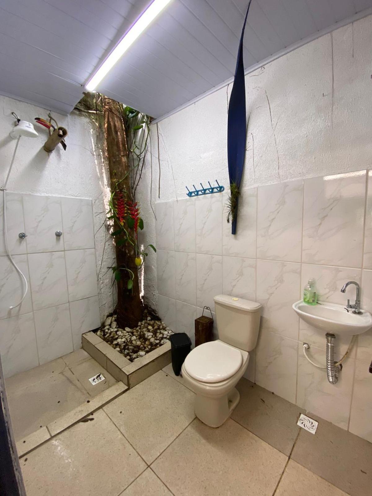 Chalé Privativo à beira do rio Jaguareguava na Mata Atlântica em Bertioga SP Villa Exterior foto